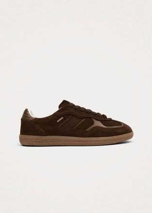 Alohas Womens Rife Sneakers In Chocolate Brown Leather