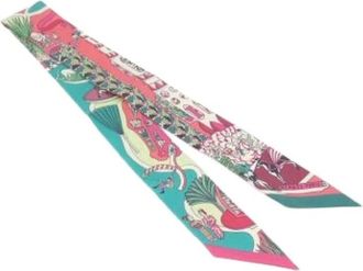 Herm&egrave;s Pre-owned Silk Scarf - Dames - Vintage Accessoires - Veelkleurig - ONE Size - Vintage
