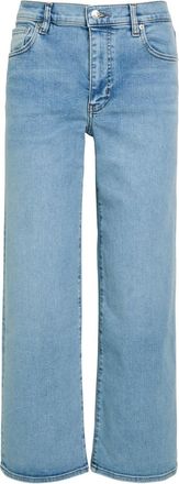 Frame Denim The Mellow Wide-leg Cropped Jeans - Denim - 27 (W27 / UK8-10 / S)