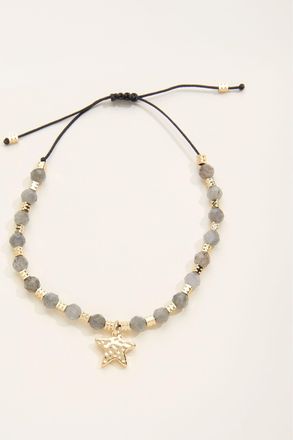 Fat Face FatFace Green Beaded Bracelet