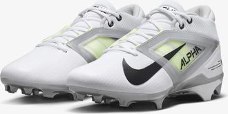 Nike Alpha MenacePro FD7037-100 Mens White Metallic Football Cleats HAM750
