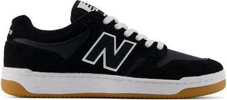 New Balance Unisexo NB Numeric 480 en Negro/Blanco, Gamuza/Malla, Talla 41.5