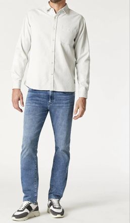 Mavi Long Sleeve Shirt In Glacier Gray