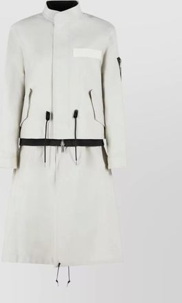 sacai wool fitted jacket