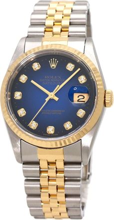 Rolex Datejust Stainless Steel yellow (18K) Wristwatch (Pre-Owned)