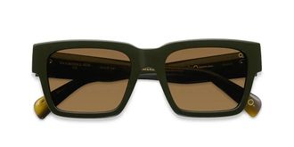 Etnia Barcelona Es Castell Sun GR Mens Sunglasses Green Size 54