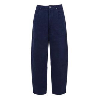 ottod'Ame Pantalones Anchos - Trousers - Mujer - Azul - W32