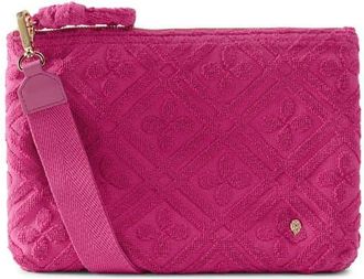 Helen Kaminski Dayani Terry Cloth Clutch in Bright Pink at Nordstrom