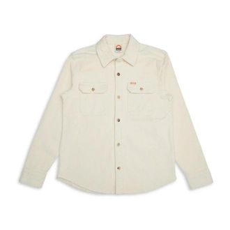 Deus Cord Vakantieshirt - Heren - Casual Overhemden - Beige - XL - Katoen - Overhemden