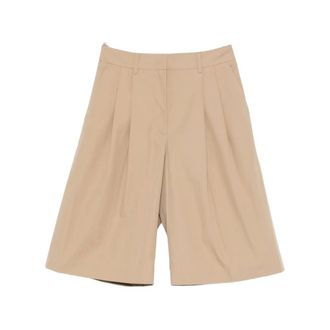 Yves Salomon Casual Shorts, female, Beige, Size: 2XS Short