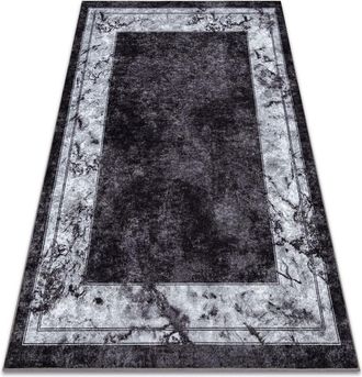 RugsX Rugsx - miro 51813.805 washing carpet Frame, marble anti-slip - cream / grey grey 120x170 cm