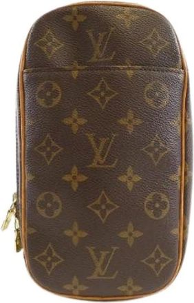 Louis Vuitton Pre-owned Cross Body Bags, male, Brown, Size: ONE SIZE Pre-owned Monogram Shoulder Bag