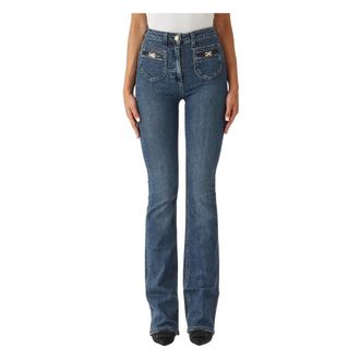 Elisabetta Franchi Mujer, Vaqueros, Azul, Talla: W30