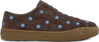 Camper Peu Terreno floral-embroidery sneakers - Brown