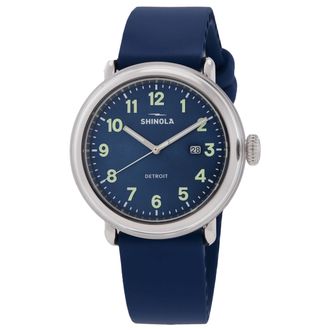 Shinola Detrola Quartz Blue Dial Mens Watch S0120307643