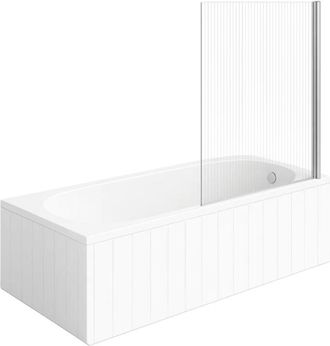 Villeroy & Boch Ba&ntilde;era Derecha Villeroy & Boch O.novo 170x70cm Blanca + Mampara Derecha Aurys Raywall Cromada