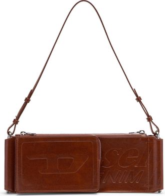 Diesel Flag-D-Modular logo-embossed shoulder bag - Shoulder Bags - Unisex - Brown