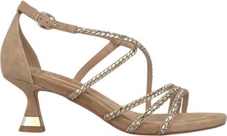 Alma En Pena Thin Strap Heel Sandal Transfer - Dames - Sandalen met hakken - Beige - 40 EU - Schoenen