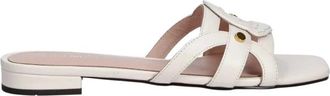 Coccinelle Slippers - Dames - Sandalen - Beige - 41 EU - Leer - Schoenen