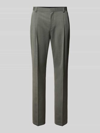HUGO BOSS Super Slim Fit Anzughose aus Schurwoll-Mix Modell HESTEN261F1X in Oliv, Gr&ouml;&szlig;e 102