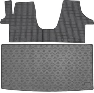 OEM Volkswagen T6 Van Desde Junio De 2015 Hasta 2021. Juego De Alfombrillas De Goma Para Coche Y Alfombrilla Para Maletero