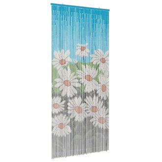 vidaXL Cortina De Puerta Insectos Multicolor 90 X 200 Cm Bamb&uacute; Vidaxl
