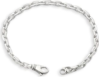 Pompeii3 Mens 14k Gold (16gram) or Platinum (26gram) 4.5mm Link Bracelet 8.5