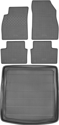 OEM Juego De Alfombrillas De Goma Para Coche Y Maletero Para Opel Insignia A Sed&aacute;n/hatchback (2008-2017)