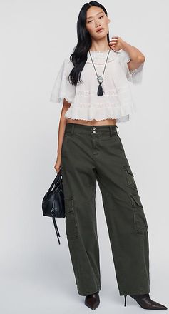 Pilcro Aero Wide Leg Cargo Pants