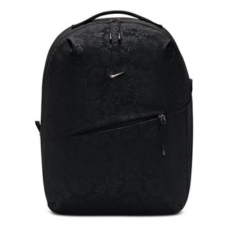 Nike Aura Floral 24L Backpack Black Gunmetal IQ1267-010