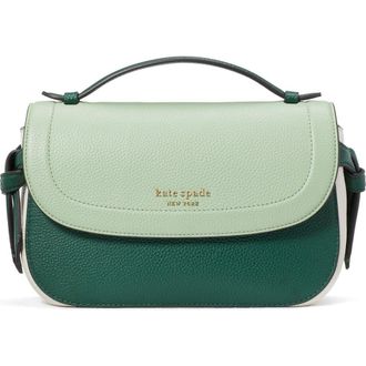Kate Spade New York knott colorblock leather crossbody bag in Beach Glass Multi at Nordstrom Rack