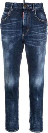 Dsquared2 Slim-fit Jeans - Dames - Slim Fit Jeans - Blauw - M - Denim - Jeans