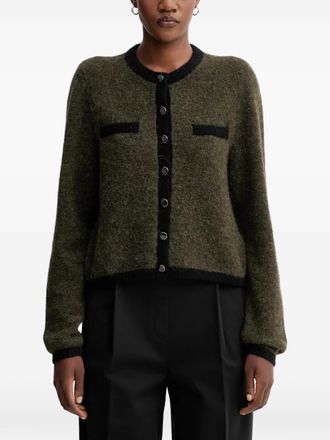 Gestuz GZalpha pocket button cardigan - Green