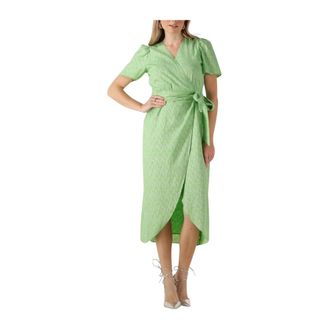 Freebird by Steven Dames, Jurken, Groen, Maat: S