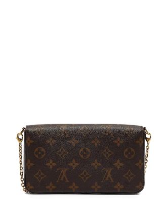 Louis Vuitton Felicie Pochette crossbody bag - women - Fabric - One Size - Brown
