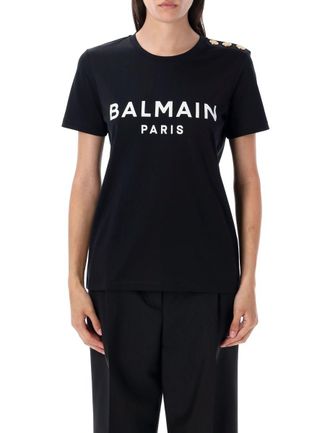 Balmain Printed Logo T-Shirt