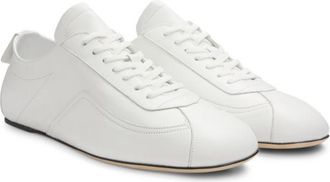 BOSS Debossed-logo loafers in nappa leather