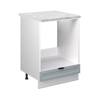 Vicco Armario Para Horno Empotrado Fame-line, Azul Claro-gris, 60 Cm, Et M&aacute;rmol Vicco