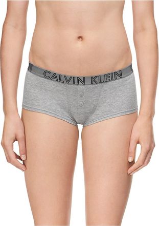 Calvin Klein Calvin Klein Womens Ultimate Cotton Boyshort - Grey - XS
