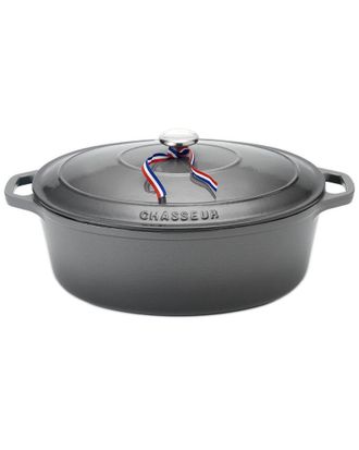 Chasseur 7.25Qt French Enameled Cast Iron Oval Dutch Oven