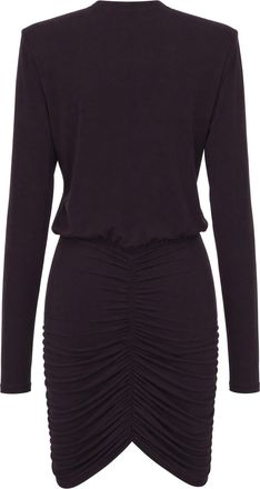 Andamane Womens Jersey Mini Dress Rouge Noir Viscose Evening Suits