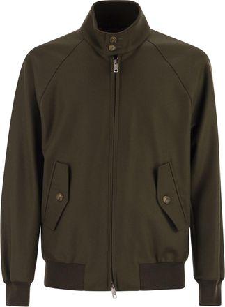Baracuta G9 Melton - Wool And Cashmere Bomber Jacket
