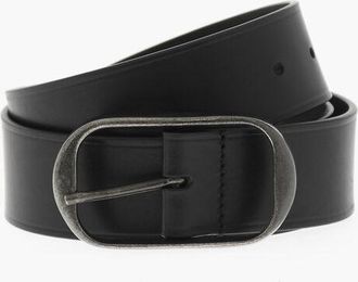 Dsquared2 Leather Belt in Solid Color 40mm size 100