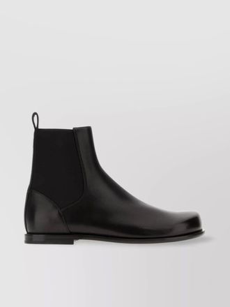Fendi lamb leather chelsea ankle boots