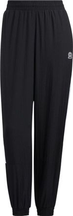 adidas (WMNS) adidas Neo Tape Cuffed Track Pants Asia Sizing Black White HM9561