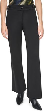 DKNY Soho Fit & Flare Ponte Pants in Black at Nordstrom, Size Xx-Small