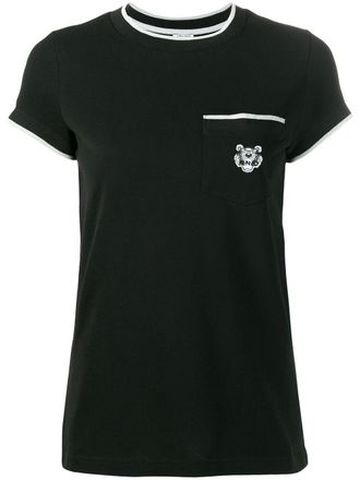 Kenzo T-shirt con taschino sul petto - Nero