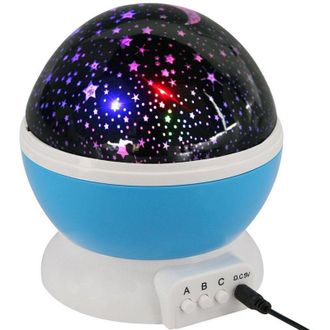 OEM L&aacute;mpara De Noche Infantil, Rom&aacute;ntica, Con Rotaci&oacute;n De 360&deg;, Proyector, Luz Nocturna De Estrellas Para Beb&eacute;s, L&aacute;mparas De Mesita De Noche, L&aacute;mparas De 
