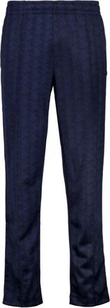 Lacoste Monogram Jacquard Trainingsbroeken - Heren - Straight fit broeken - Blauw - L - Polyester - Broeken