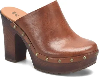 Korks Auburn Stud Clog in Dark Tan at Nordstrom Rack, Size 10